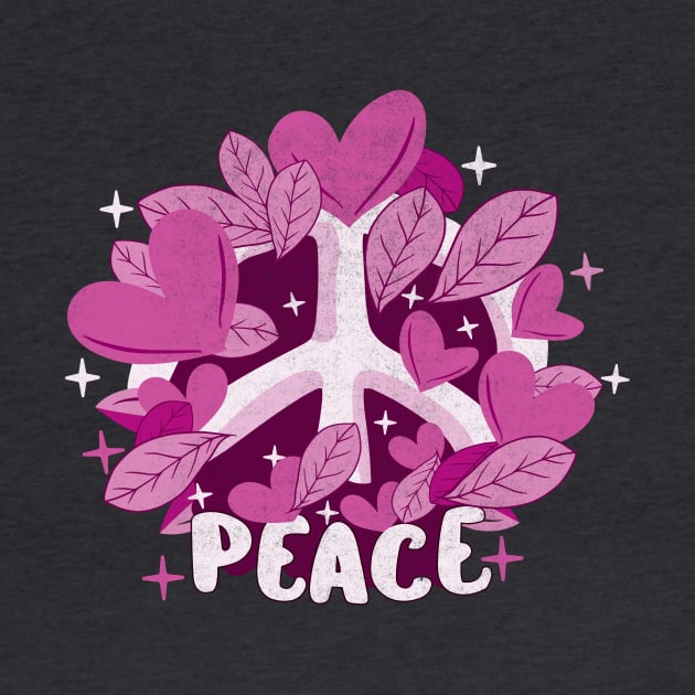 Floral Peace by Tees For UR DAY